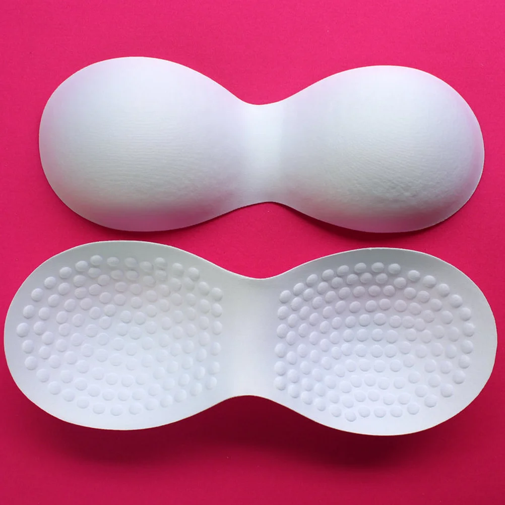 2 Pcs Massage Point Chest Pad Women's Sports Bras Bikini Pads Insert Sponge Inserts