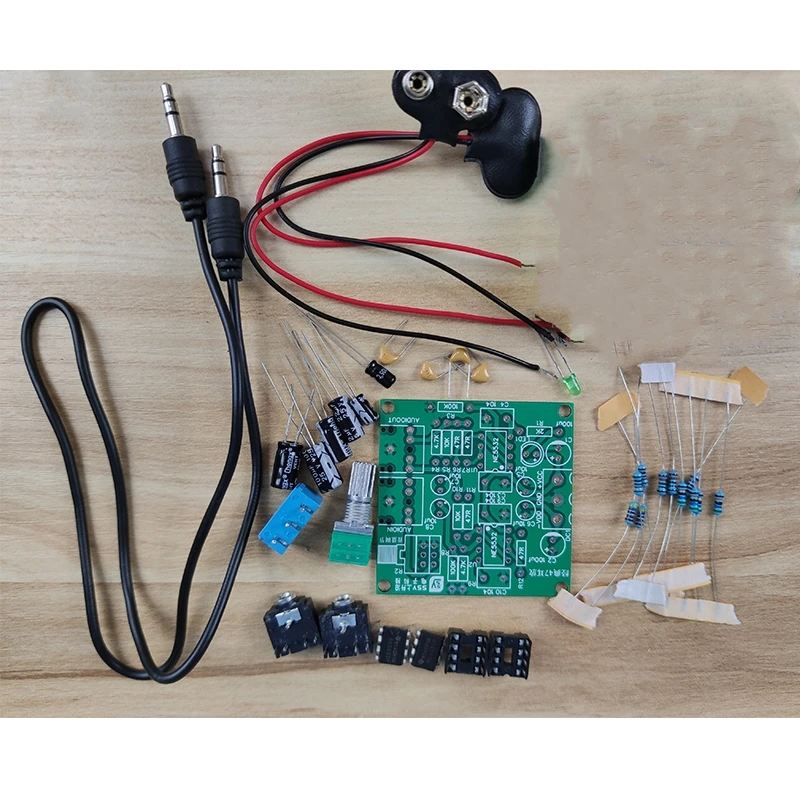 Classic 47 Headphone Power Amplifier Parts Diy Kit NE5532 Operational Amplifier Board Preamplifier Circuit Training Parts