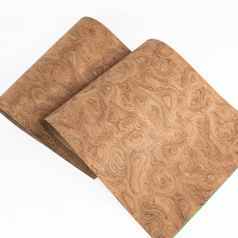 

Brown Tree Knot Technology Wood Veneer 2.5Metersx580x0.3mm (Back With Non woven) Furniture Decorative Panel