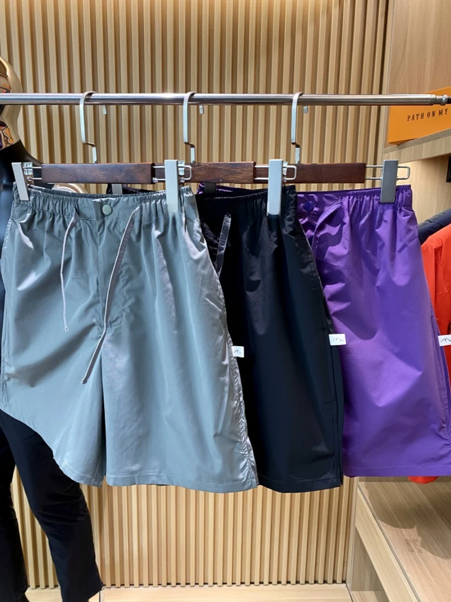 

Outdoor Men's Lightweight Qui Dry Loose Fit Casual Five-Quarter Pants Summer Spor Sle Straight Leg Youth Faion