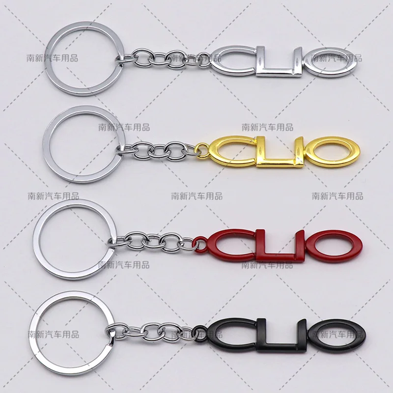 

Metal Car Keyring Keychain Key Chain Key Ring Keyfob Holder For Renault Clio RS 2 3 4 5 6 Sport 2022 2023 Styling Accessories