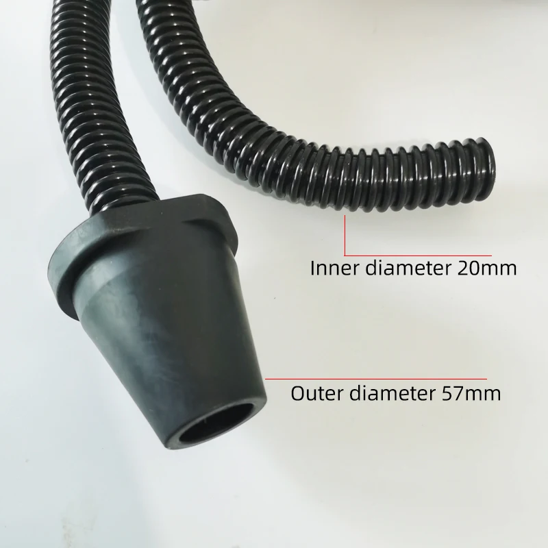 Hand Push Plate Vacuum Tube Dry Grinder Planer Dust Collection Hose 4 Meters Suitable For MIRKA And FESTOOL