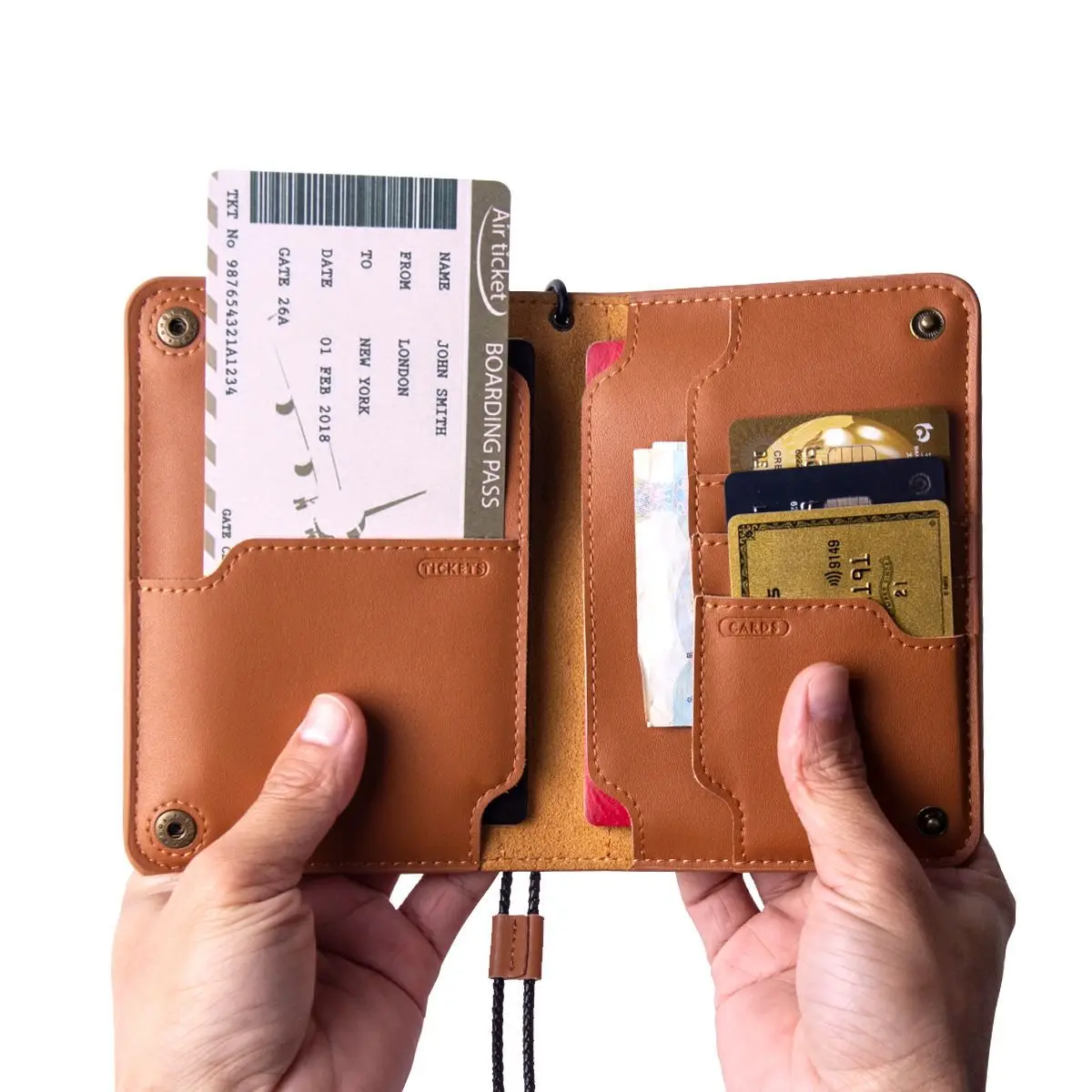 leather-passport-holder-neck-strap-ticket-document-protection-case-travel-essential-multi-function-pouch-unisex-fitness-friendly