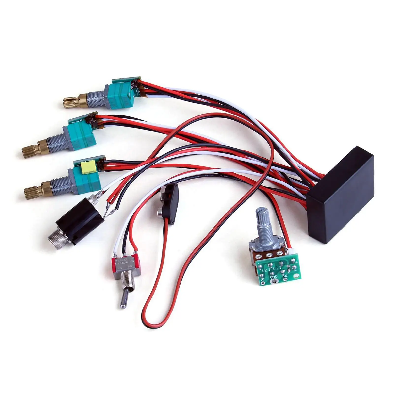 Electric Bass Guitar Pickup Easy Installation Active EQ Equalizer Circuit for Enhanced Tone Control and Instrument Upgrade