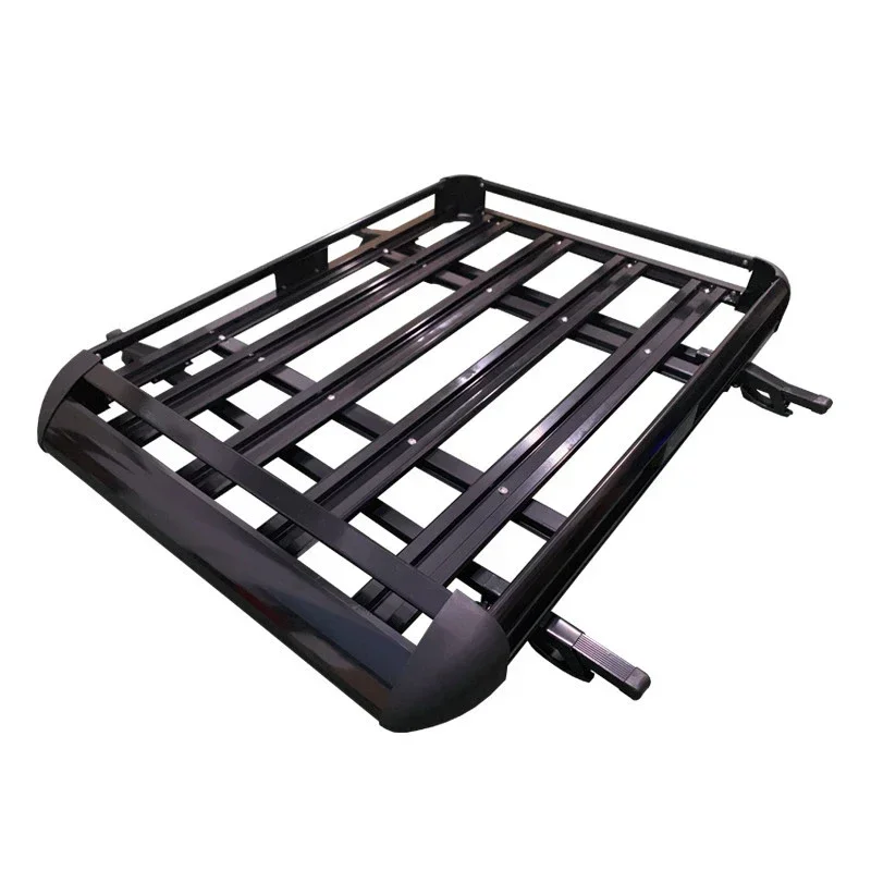 Aluminum Alloy Roof Double Luggage Rack Car Roof Luggage Rack Carrier SUV Modified Universal Double Luggage Rack