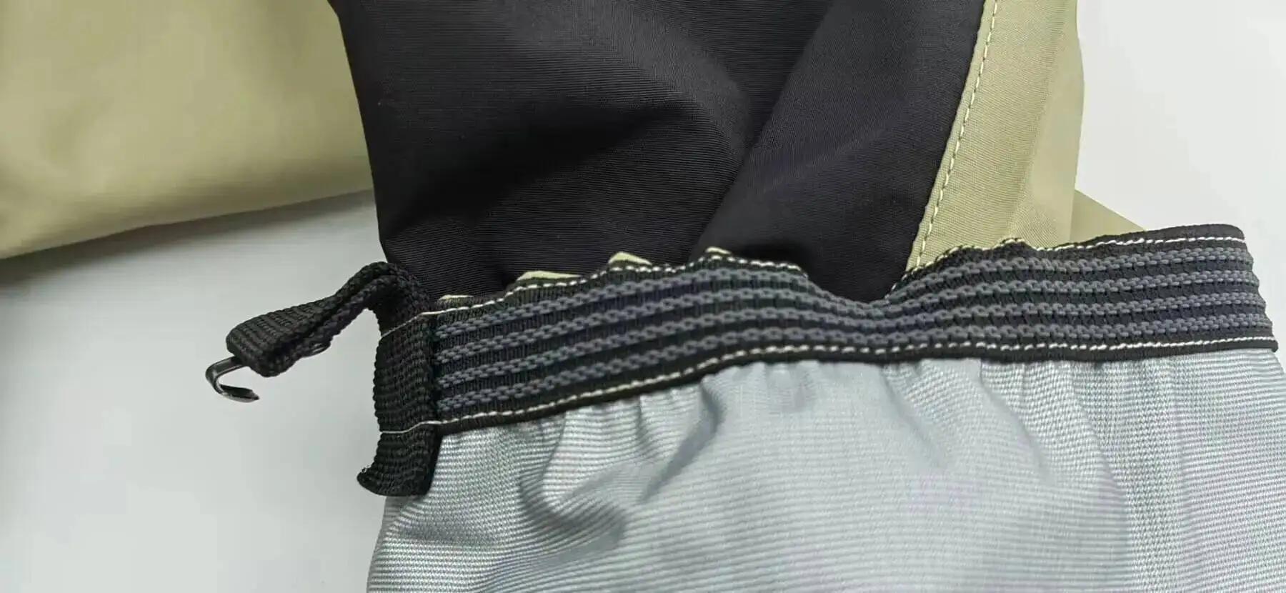 ELUANSHI Fliegenfischer-Wathose mit Flachem Bund, Strapazierfähige Wathose mit Strumpffuß – Detail 17