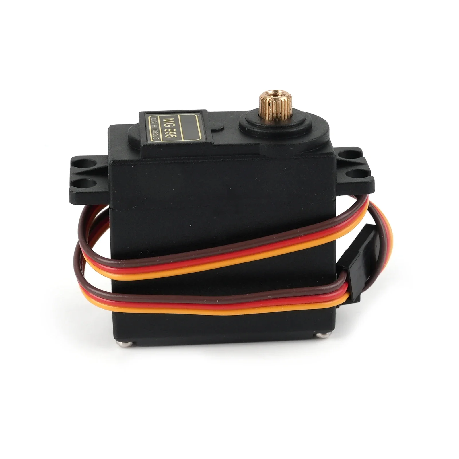 Servomotor Digital estándar MG995, 13KG, alto Torque, engranaje totalmente metálico para coches JR RC, modelo de helicóptero, brazo robótico, barco, Juguetes DIY