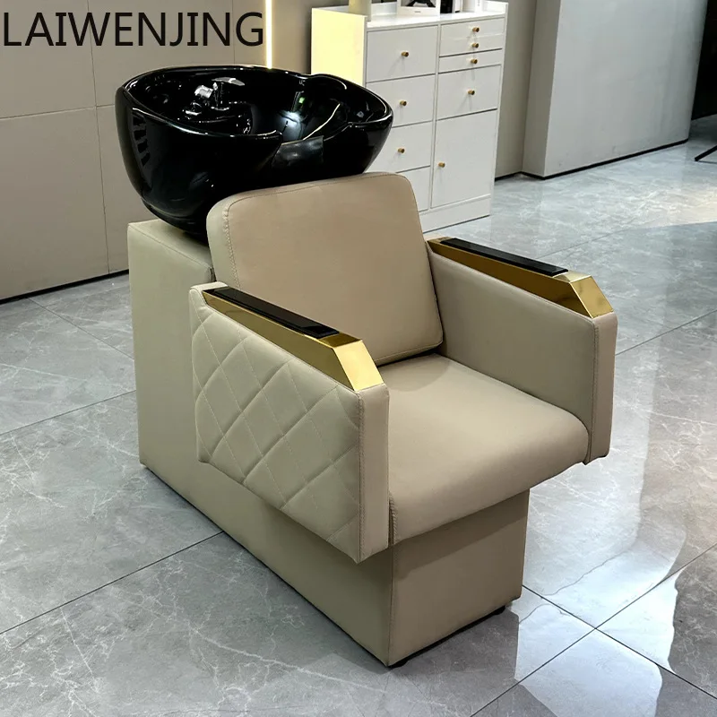 

MJY semi-reclining deep basin flushing bed hair salon special hair care perm and dyeing chair