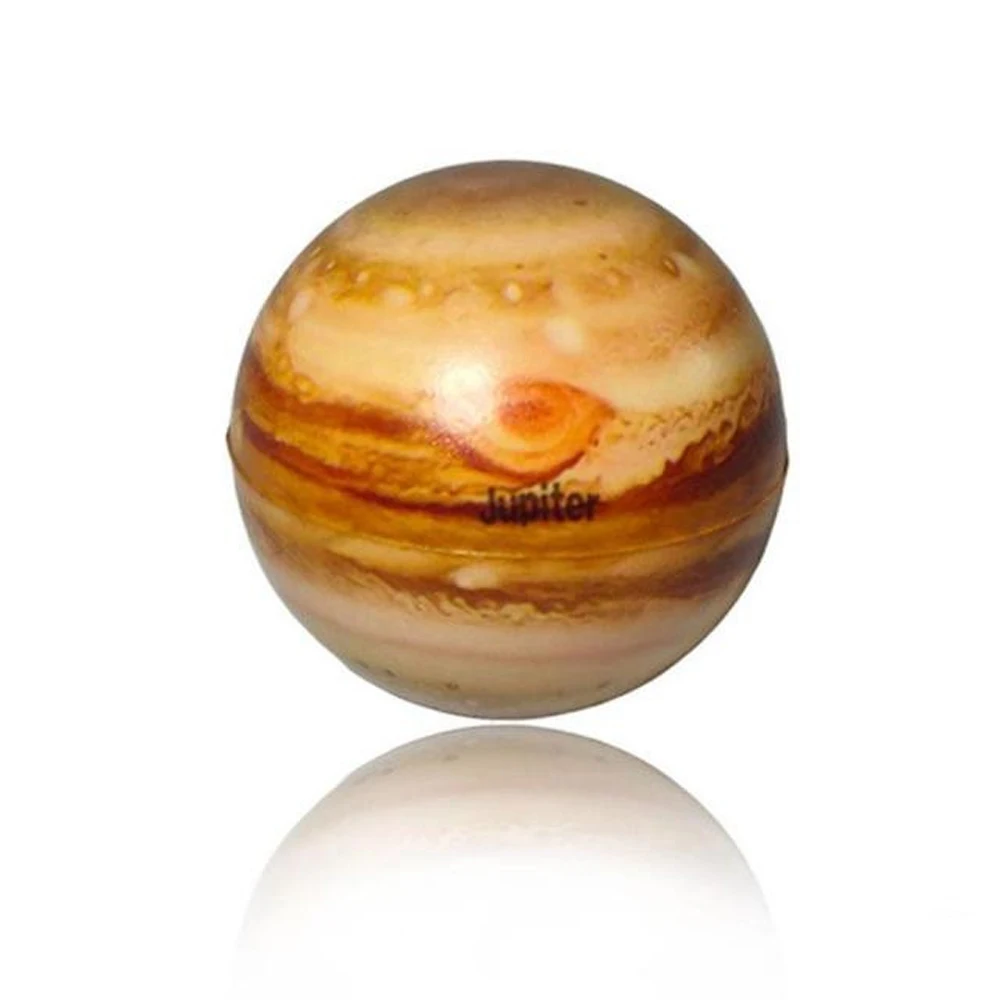 Giocattolo Palla rimbalzante elastica Sistema solare Palla in spugna Palla antistress Palla globo terrestre Otto pianeti Stampa Palla stella Luna Palla stella