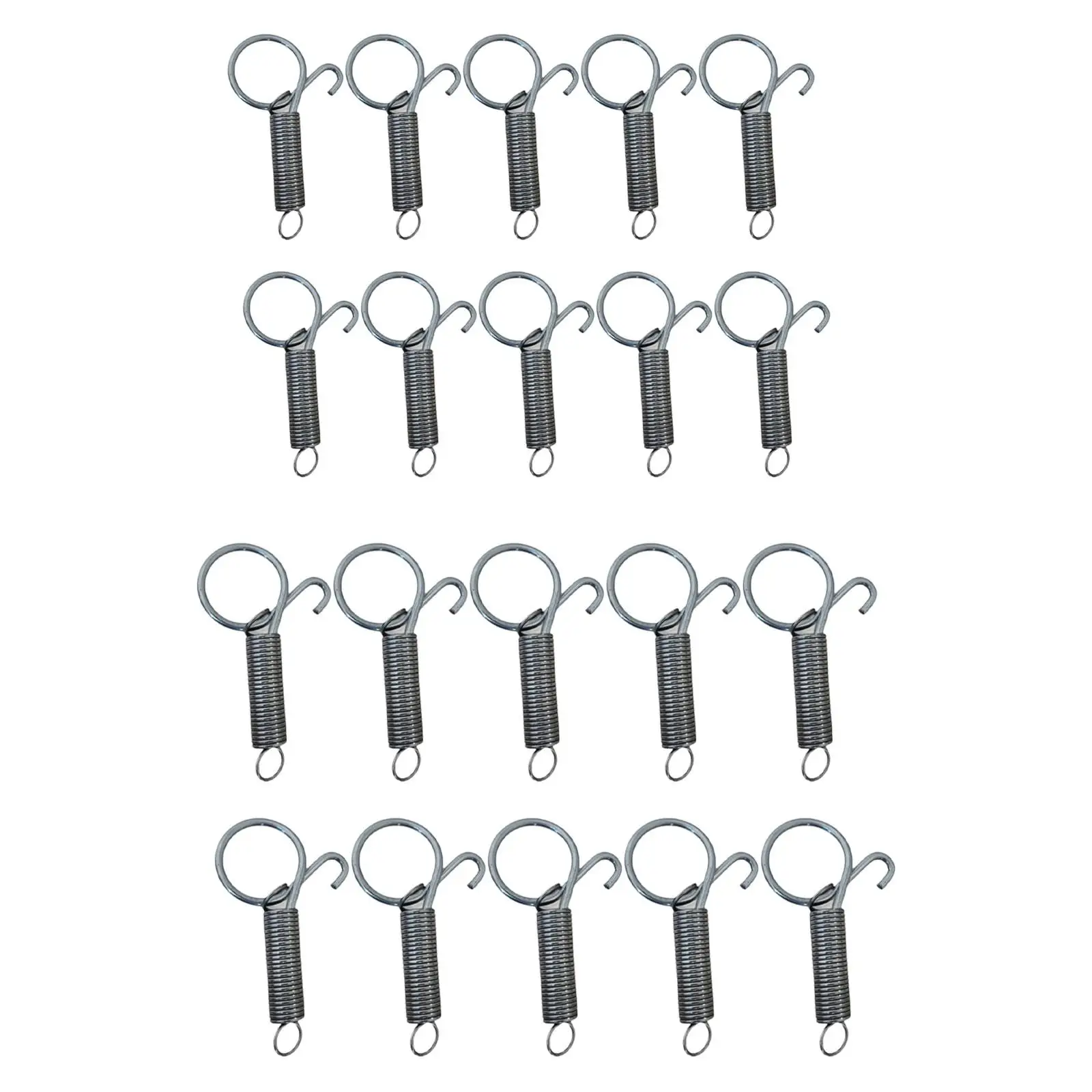 100 Pieces Cage Door Spring Latch Hooks Elastic Sturdy Spring Cage Latch Locks for Squirrel Chinchilla Ferret  Enclosure
