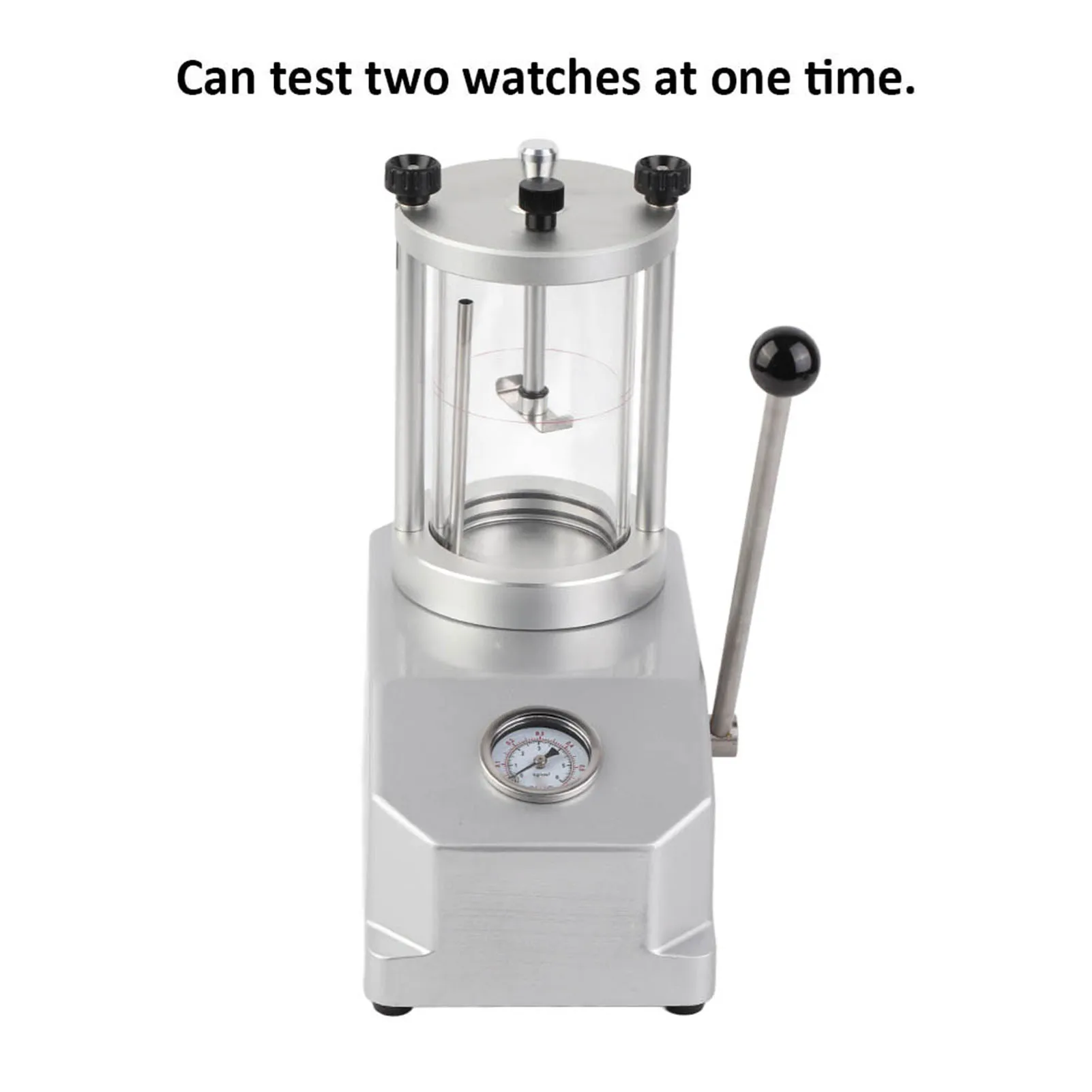 

Тестер водонепроницаемости часов 0.3-6.0 бар, пневматический тестер давления для корпусов часов