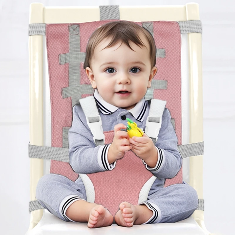 Přenosné děťátko vysoký židle bezpečnosti postroj Seat cestovní děti hlavní jídlo highchair náhrada postroj s nastavitelný bedra popruhy