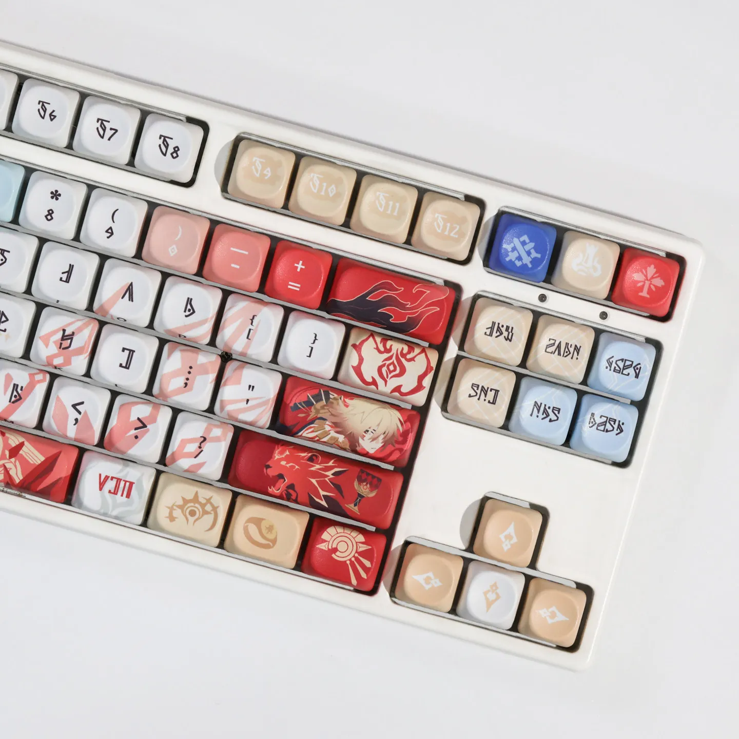 MAIMOOO Honkai: Star Rail Phainon Mydei Keycap MOA PBT Custom Cartoon Cute Anime Game Phaidei Keycaps for Mechanical Keyboard