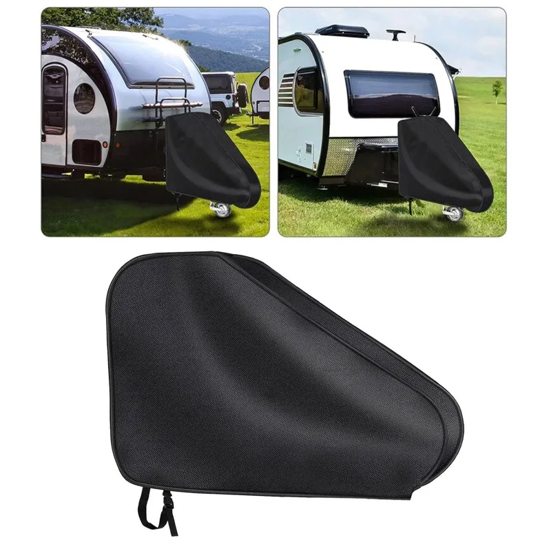 

Waterproof Rv Caravans Trailer Towing Hitch Cover Universal Dustproof Camper Coupling Lock Tongue Cover Caravans Accessories