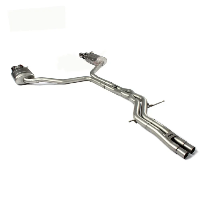 High flow Catback Exhaust For Audi A6/A7/C7/C8 2.0T/3.0T 2019-2022 304 quality stainless steels car Exhaust System