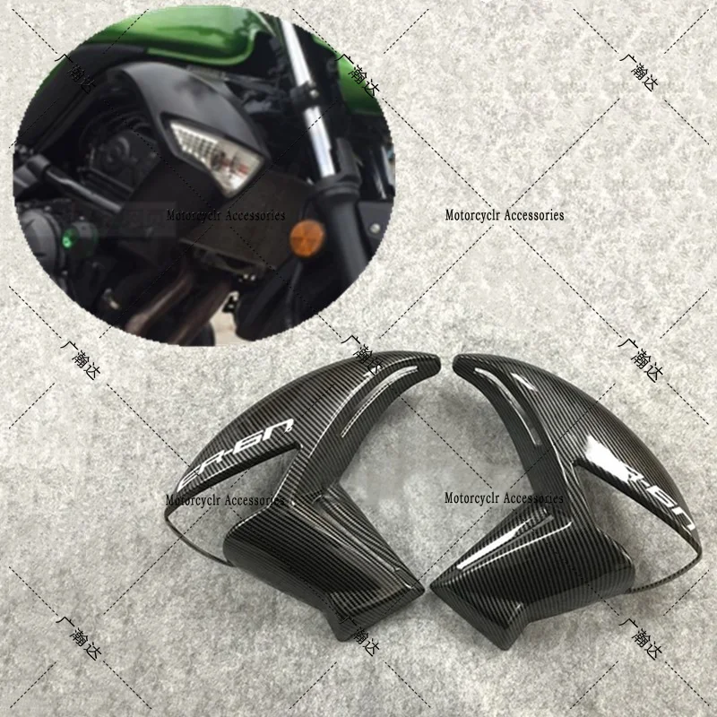 

Fairing Left Right Panel Cover Cowling Frame ABS Carbon Fiber Black Protectors Fit For KAWASAKI ER6-N ER6N 2009 2010 2011 2012