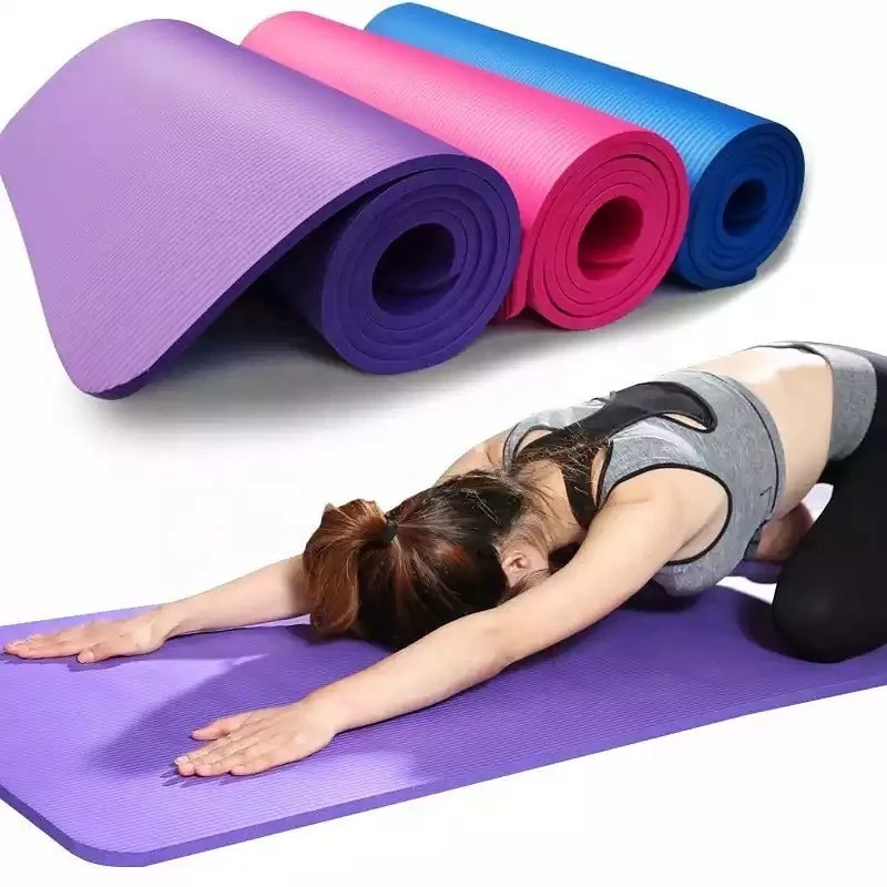 Custom Print Private Label Non Slip  Yoga Mat Set  Eco Friendly Yoga Mats TPE for Women