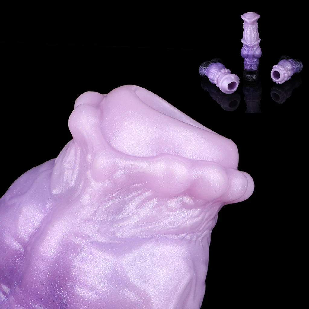 SXM 2026 Silicone Penis Sleeve Cock Cover Dildo Sheath For Dick Extender Enlarge Big Knot Horse Cock Ring Reusable Sex toys Male