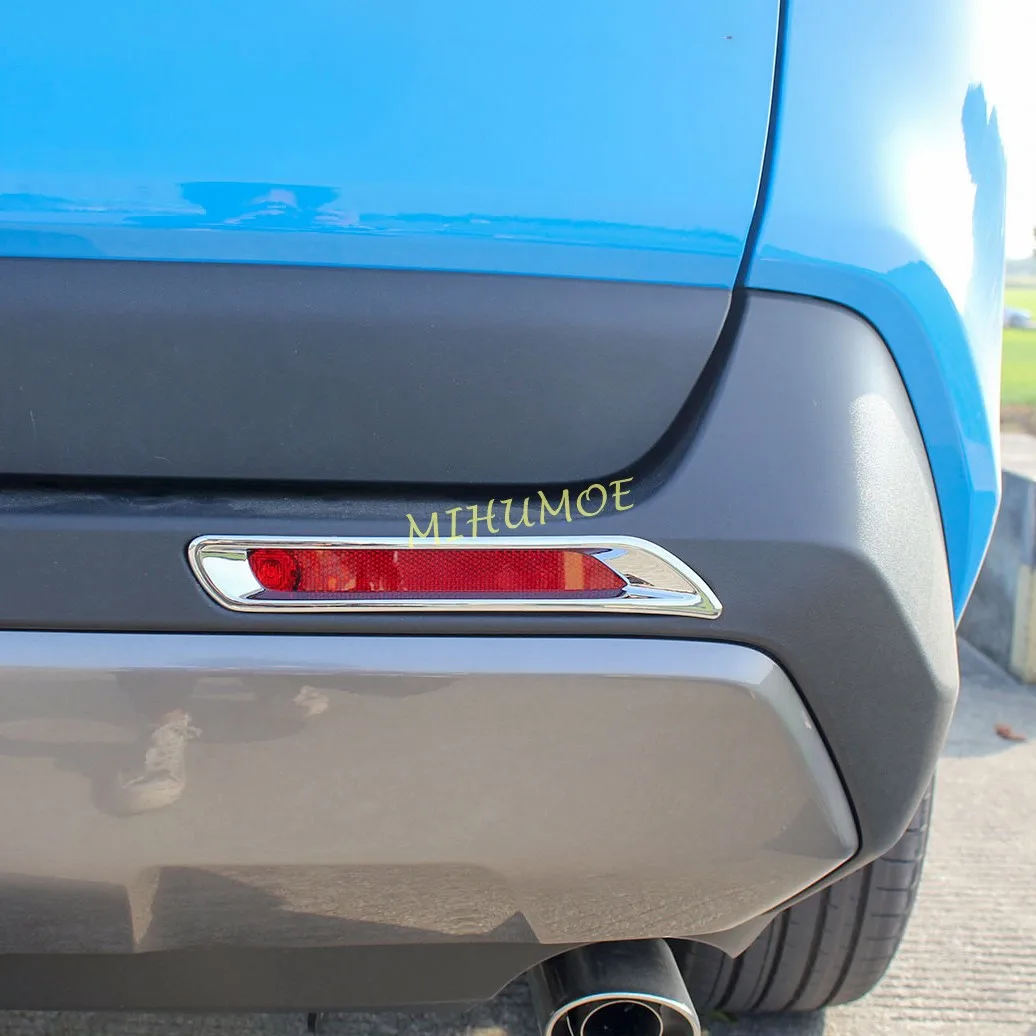 

For Toyota RAV4 Suzuki Across 2019 2020 2021 2022 2023 2024 Chrome Rear Fog Light Cover Bumper Reflector Surrounds