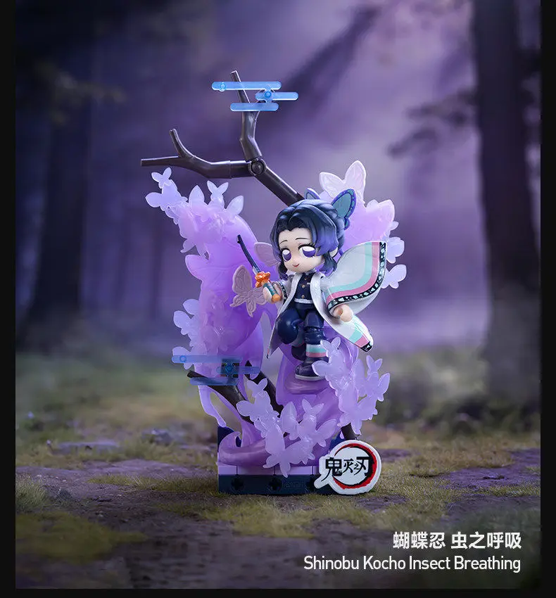 Original POPMART Demon Slayer Kimetsu no Yaiba Mugen Train Arc Bausteine Blindbox Anime Deko Figuren Sammelspielzeug – Detail 15