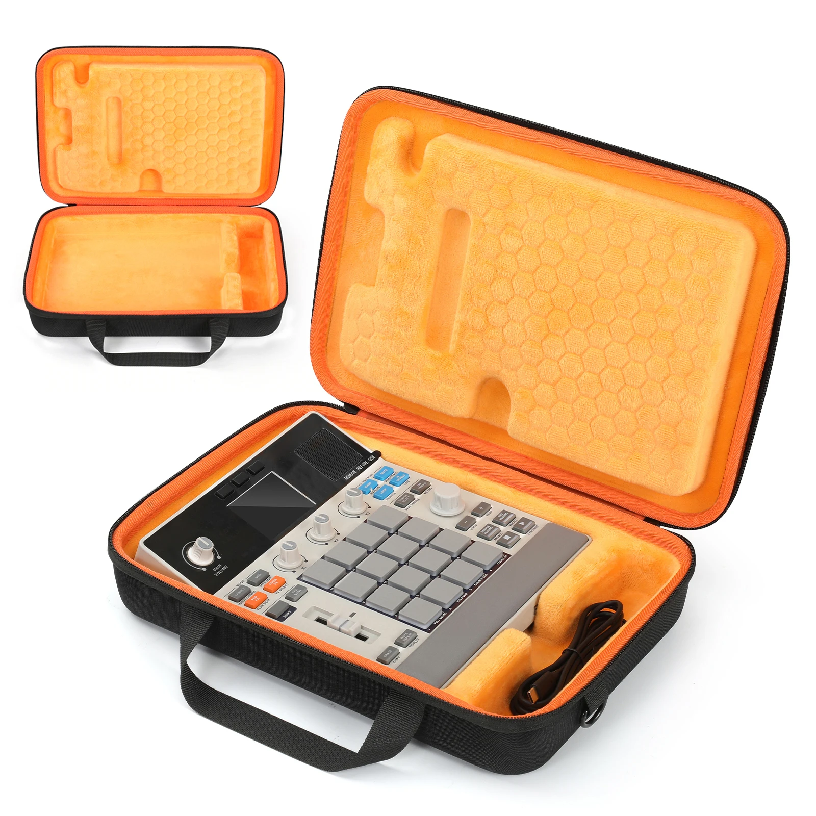 Hard Shell EVA Case for Akai MPC Live Sampler Waterproof Carrying Bag with Shoulder Strap Storage Box