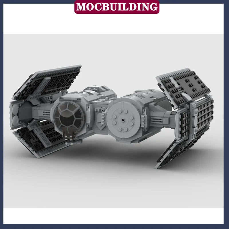 MOC-Blocos de Construção de Filme Espacial, Modelo Shuttle, Aviões de Transporte, Embarque, Brindes, Coleção, TIE