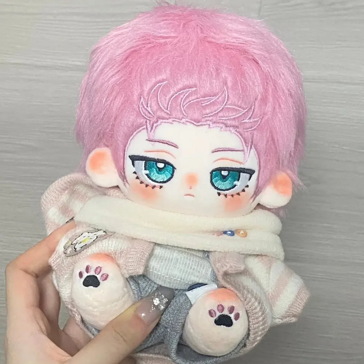 20 Cm Sae Itoshi Blue Lock Stuffed Cotton Doll Animation Peripheral COS Cartoon Dressing-up Plush Puppet Kids Adults Gift Toys