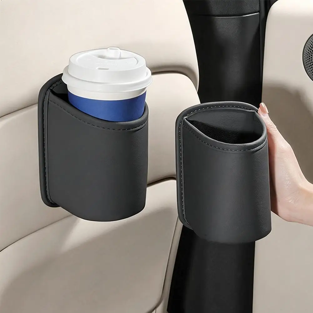 1Pc Universal Car Door Cup Holder Box Back Clip Design Drink Rack Storage Bin Car Seat Back Water Cup Box Organizer Pocket