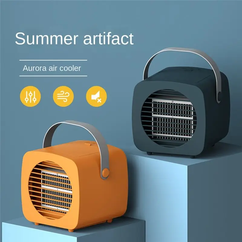 

350ML+300ML Desktop Air Cooler Household Dormitory Air Conditioner USB Refrigeration Humidification Spray Air Cooler-A