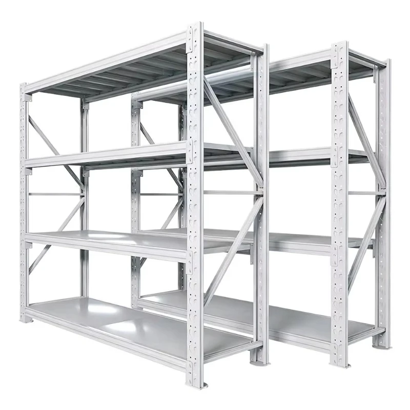 

Adjustable rust-proof boltless steel stacking shelves, durable shelf display units