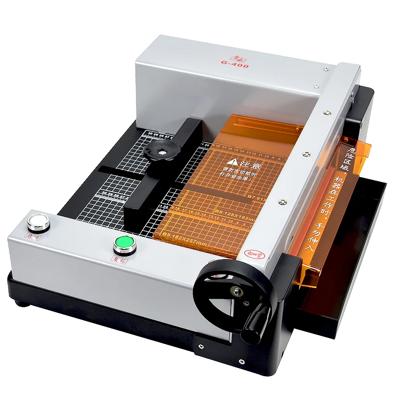 

Paper Cutter Electric Cardboard Photo Books Cutting Machine 310mm Width 0.1-40mm Thickness