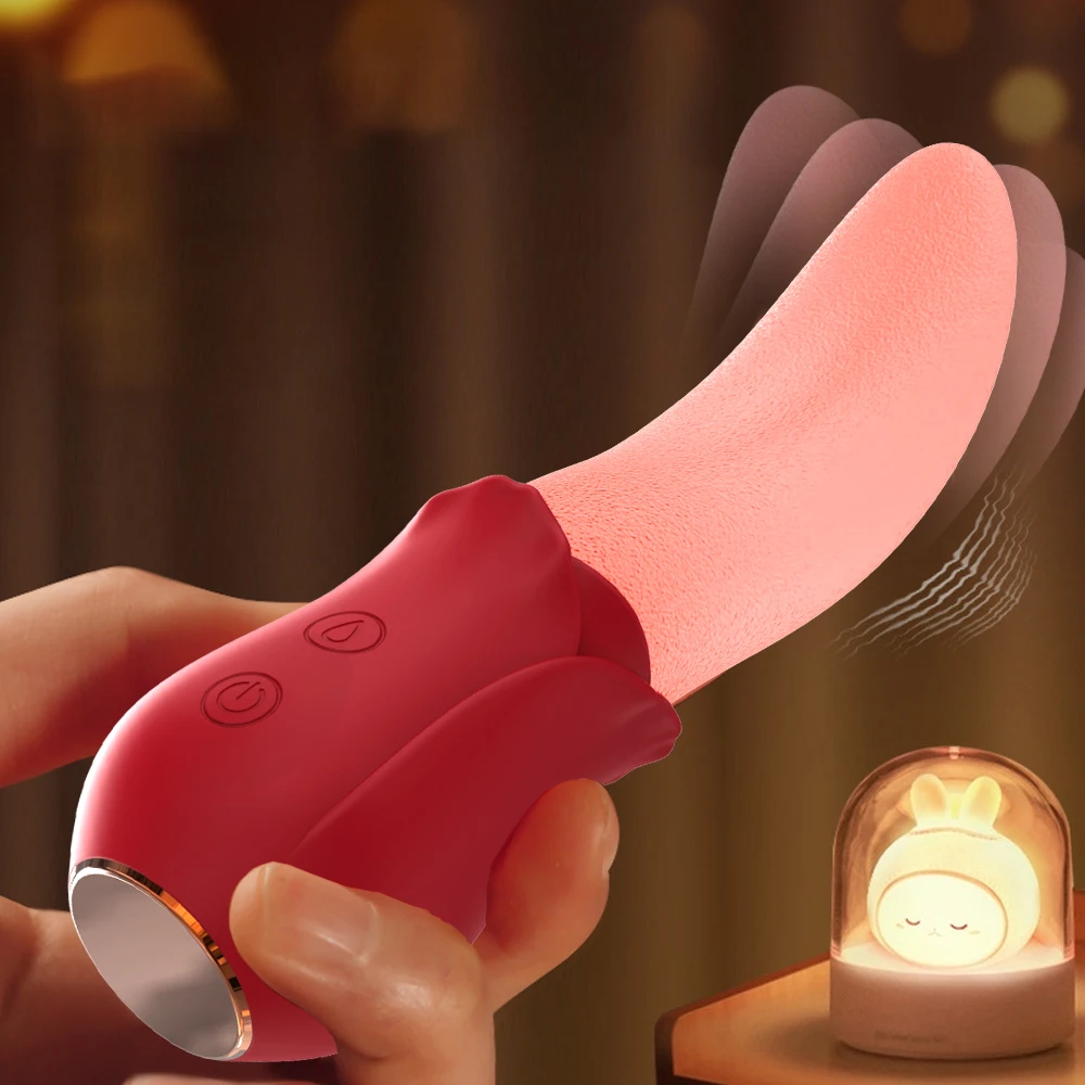 Sex Toys Vibrator Tongue Licking Nipple Clitoris Stimulator Vibration Women Couple Sexy Adult Female Vibrator Toys image 6