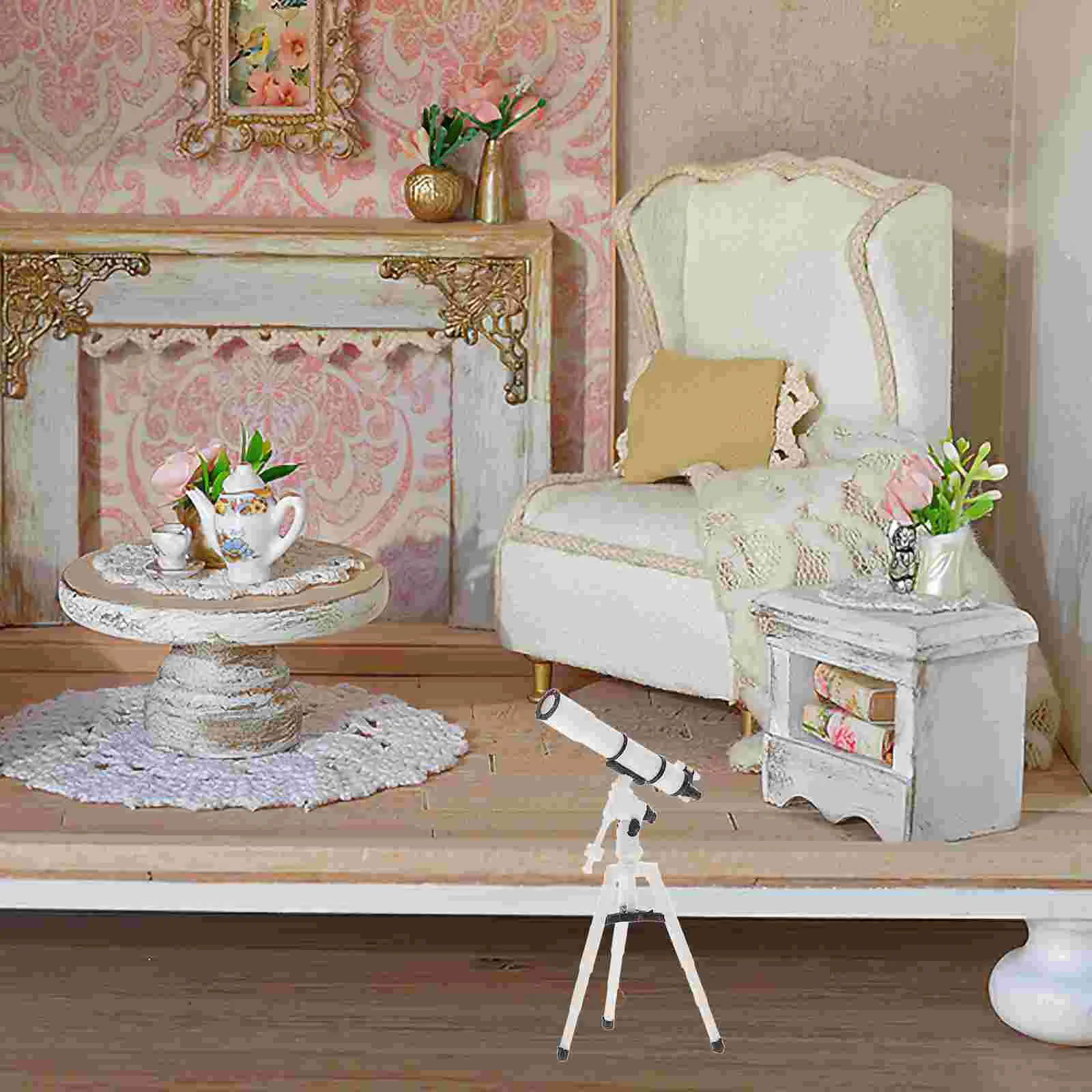 Telescope Model Mini Toilet Props Dollhouse Accessories Plastic Miniature Furniture Stuff That Actually Works