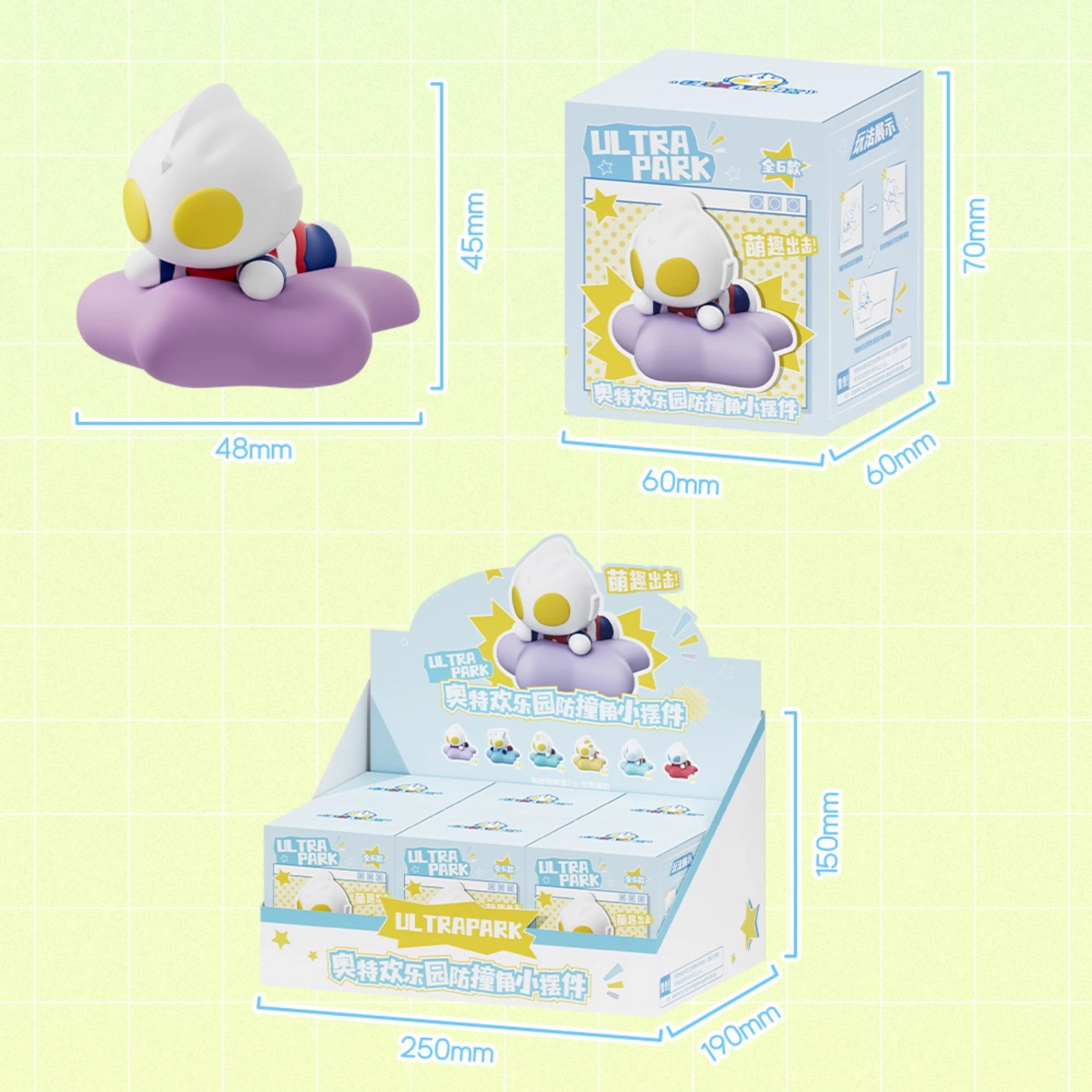 

Оригинальные фигурки Ультрамена в стиле аниме, милые игрушки-сюрпризы в коробках, декоративные фигурки, подарки на день рождения для мальчиков