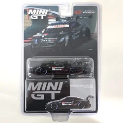 Tsm-mini gt日産GT-Rモデルカー、nismo gt500スーパーgt、1:64ダイキャスト合金、日本限定、 #594