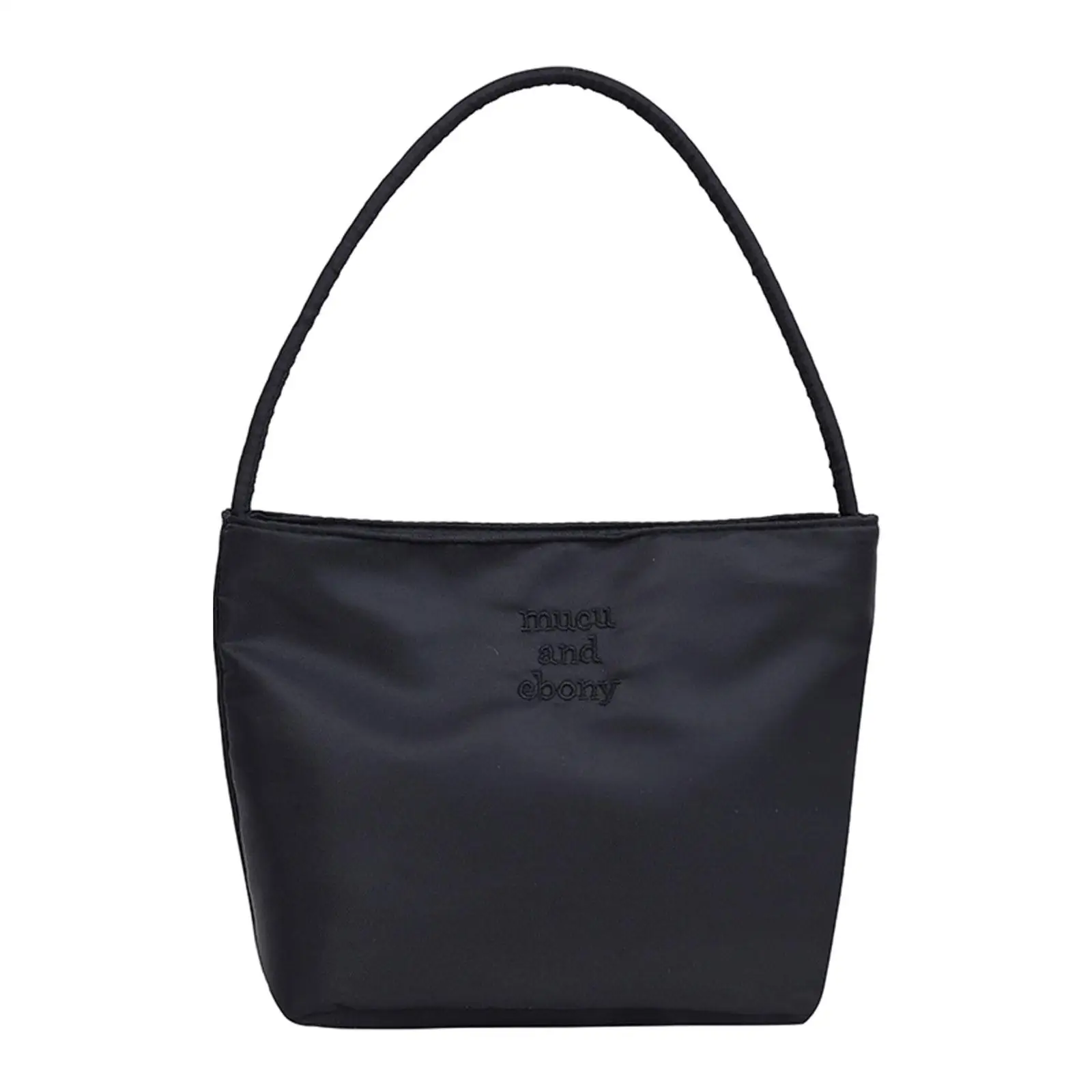 Women Nylon Shoulder Bag Chic Female Underarm Bag Top Handle Handbag for Summer Spring Birthday Outdoor Travel Vacation Beige 
