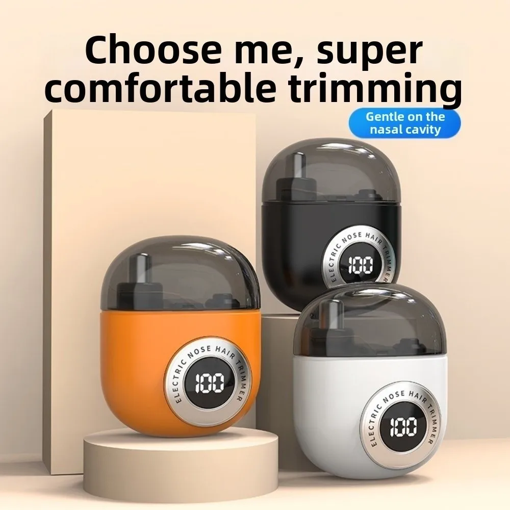 Painless Electric Nose Hair Trimmer Pocket Design Electric Operation Eyebrow Sideburns Trimmer Safety Pruning Efficient