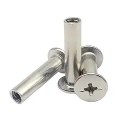M3 M4 M5 M6 12mm/10mm/8mm/6mm/5mm/4mm Chicago Screws Photo Album Screws Snap Rivet Books Butt Screw Assembling Bolts
