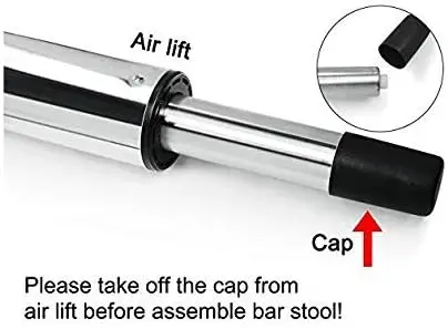 Taburetes de Bar giratorios ajustables con cuero PU y Base cromada, sillas de mostrador de Pub Gaslift, blanco