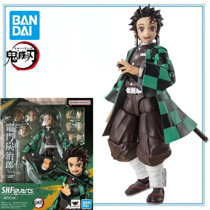 

BANDAI SPIRITS Original in Stock Kimetsu No Yaiba Kamado Tanjirou S.H.Figuarts Anime Cartoon Garage Kit Action Figure Gifts Toys