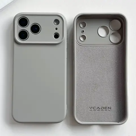 TPU Stötsäkert Skal För iPhone 17 16 Pro Max För iPhone 17Air 16 15 14 13 Plus Skal Flytande Silikon Original TPU Skyddsskal 10 best sales iPhone 15 Pro-skal - №6