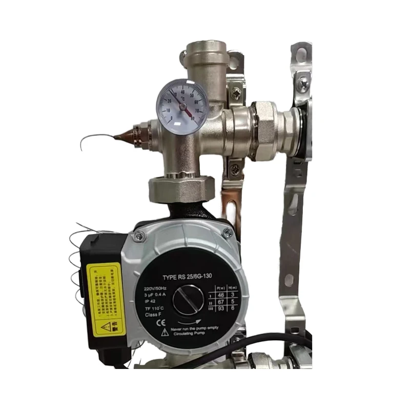 Modern design of 220v floor heating system manifold heat pump mixing device, with the main characteristics