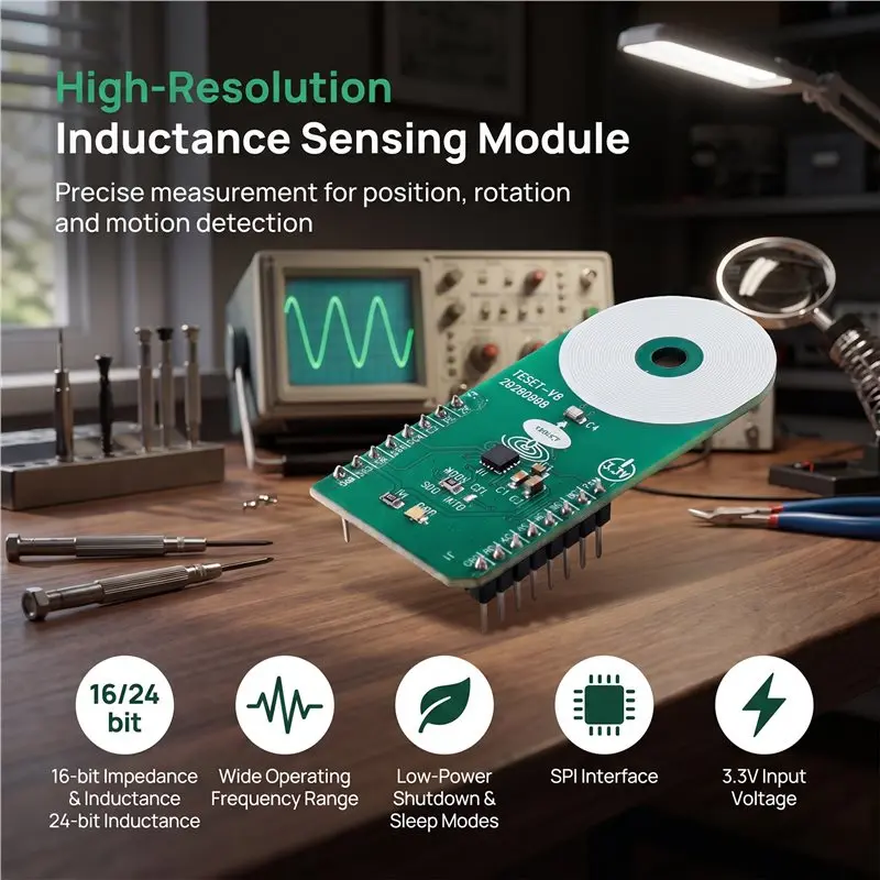 MIKROE-3240 LDC1101 Click Module LDC1101EVM Development Board