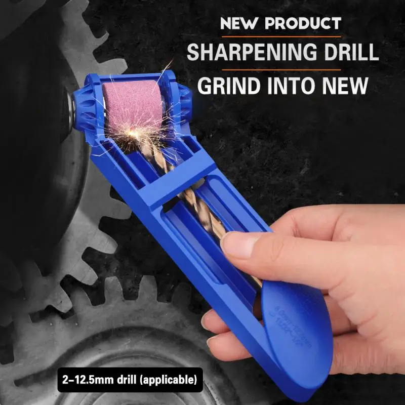 Grinding Wheel Drill Bit Sharpener Hand Tools Nail Drill Bits Set Sharpener For Step Drill Accessories