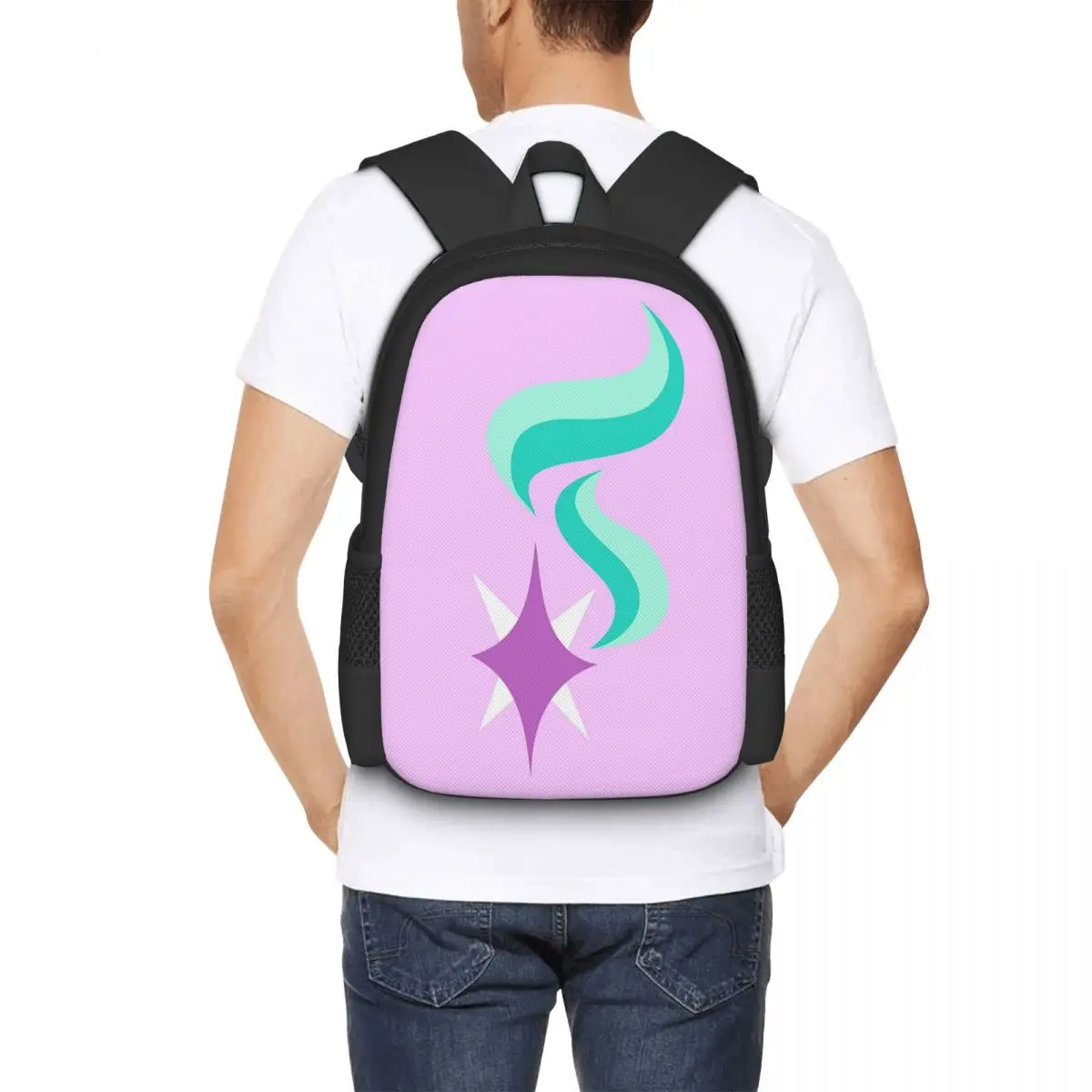 Starlight Glimmer's Cutie Mark Backpack Hot Sale Daypack Large Capacity Children BookBag School Bag Shoulder Bags for Men Women