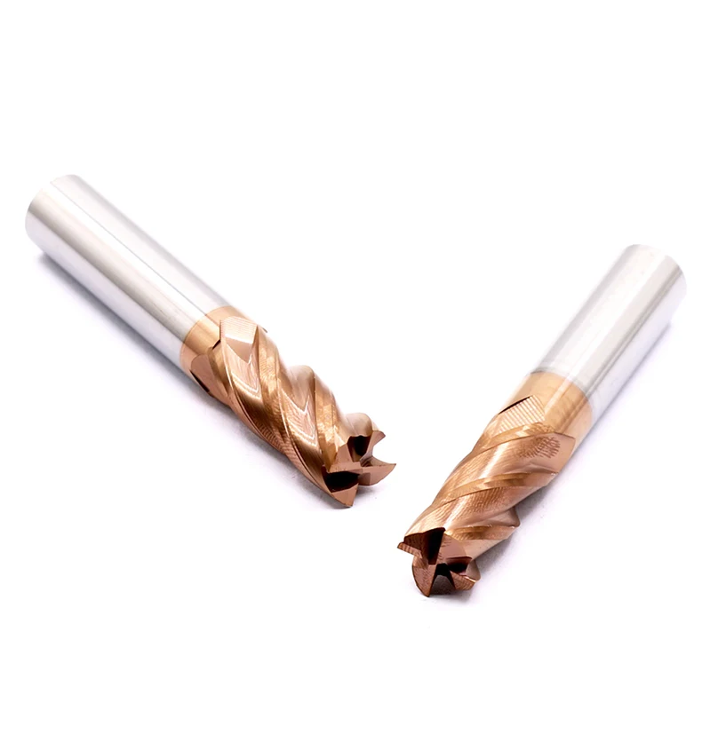 MZG 3-4 Flöten HRC50 HRC55 HRC65 Hartmetall-Schaftfräser 1-20mm Vierkantfräser CNC-Bearbeitung Eisenfräser Hartmetall-Schaftfräser – Detail 7