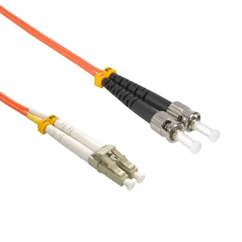 OM2 Multimode Duplex Fiber Patch Cable LC-UPC to ST-UPC LSZH Optical Cord For Network Equipment