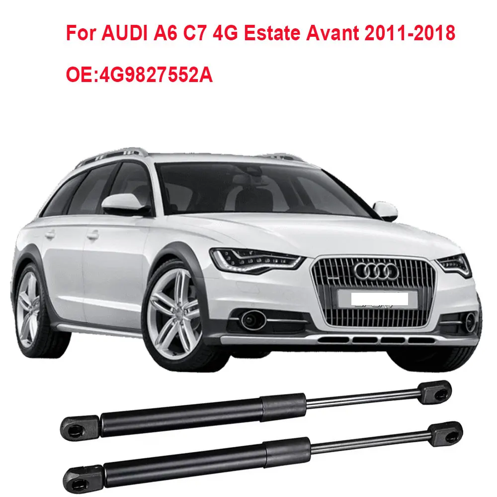 2PCS Rear Tailgate Boot Trunk Gas Spring Struts For AUDI A6 C7 4GH 4GJ 4G5 4GD Estate Avant 2011-2018