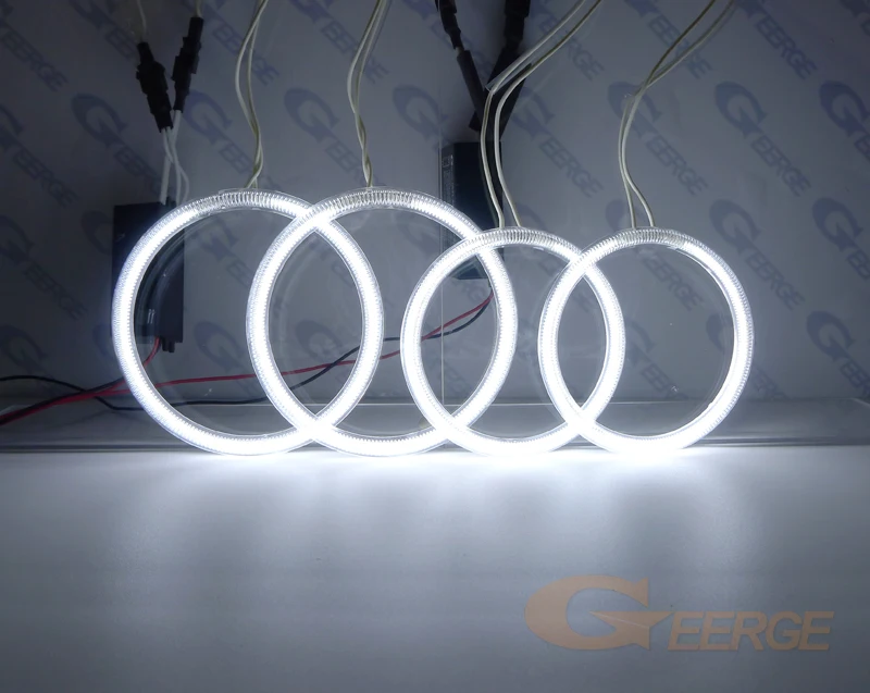 For Ssangyong Kyron 2005-2014 Excellent Ultra Bright CCFL Angel Eyes Halo Rings Kit Car Accessories