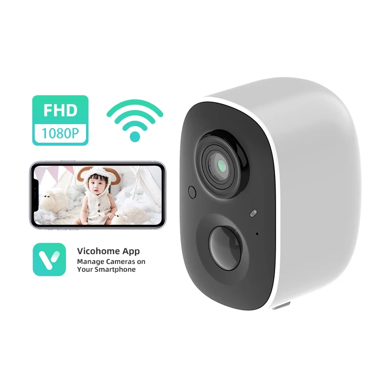 3MP 1296P O-Kam APP Wire-Free Battery Power Low Comsunption WIFI IP Camera AI Humanoid Detection Home Security Baby Monitor